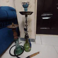 قلیان چوبی واستیل