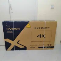ال ای دی 55 ایکس ویژن فوق هوشمند اندروید 4k آکبند