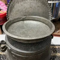 قابلمه مس و مجمه و چلوصافی