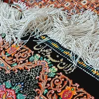 قالیچه تمام ابریشم قم ۶۰ × ۹۰|فرش|تهران, استاد معین|دیوار