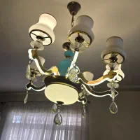 دو عدد لوستر پذیرایی یا سالن آرایش|لوستر و چراغ آویز|شیراز, دینکان|دیوار