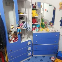 فرش کودک و تخت و کمد|تخت و سرویس خواب|زاهدان, |دیوار