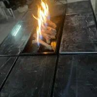 تاب فلزی ویلچر صندلی اتشدان دار شش نفره باغی ویلای