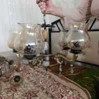 لوستر برنز|لوستر و چراغ آویز|تبریز, |دیوار