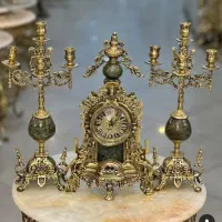 شمعدان فرشته سنگی برنز برنزی