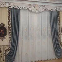 پرده سلطنتی مدرن|پرده، رانر، رومیزی|ارومیه, |دیوار