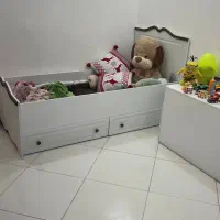 تخت و کمد کودک سه تیکه|تخت و صندلی بچه|مشهد, مصلی (کارمندان اول)|دیوار