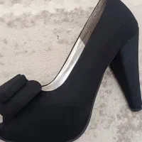 کفش مجلسی دخترانه مشکی پاشنه دار سایز۳۷|کیف، کفش، کمربند|آبیک, |دیوار