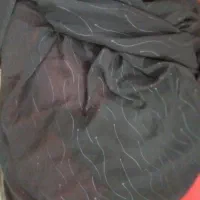 چادر مشکی ‌دانتل طرح دار