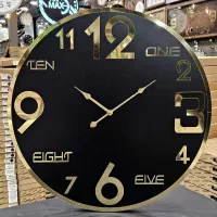 ساعت دیواری مدل ۴تاج صفحه مات