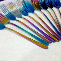 قاشق و چنگال هفت رنگ|ظروف سرو و پذیرایی|تهران, مرزداران|دیوار