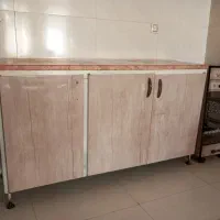 کابینت فلزی به همراه سینک ،آبچکان و سنگ|مصالح و تجهیزات ساختمان|صحنه, |دیوار