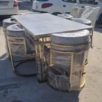 میز و صندلی نهار خوری ناهارخوری۶ نفره فلز زنبوری|میز و صندلی غذاخوری|کرمانشاه, |دیوار