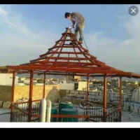 جوشکاری سایبان سقف سوله ساندویچ پنل کانکس و....|خدمات پیشه و مهارت|رودان, |دیوار