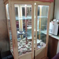 بوفه چوب گردو|بوفه، ویترین، کنسول|شهریار, شهرک وائین|دیوار