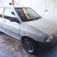 پراید 88 نقره ای دوگانه دستی