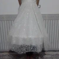 لباس عروس بچه گانه با تاج|کفش و لباس بچه|نورآباد, |دیوار