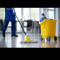 نظافت پارکینگ راه پله حیاط سوله