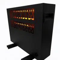 بخاری برقی ۳۰۰۰ وات واقعی مناسب ۸۰ متر فضا|بخاری، هیتر، شومینه|بومهن, |دیوار