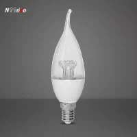 لامپ اشکی شمعی شفاف پارس شهاب لنز ستاره ای SMD