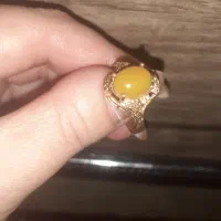 انگشتر زنانه سنگ زیبا نو ۲۵۰|بدلیجات|کرمانشاه, |دیوار