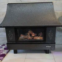 بخاری گازی طرح شومینه