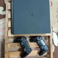 فروش کنسول بازی PS4 اسلیم دو دسته|کنسول، بازی ویدئویی و آنلاین|بندر کنگان, |دیوار
