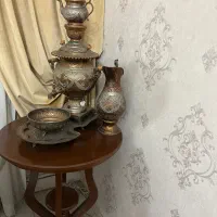 سرویس چای ترکیب نقره و مس