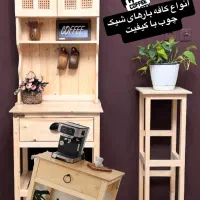 میز قلیون چوبی کافیبار ملزومات قهوه|کلکسیون و سرگرمی|مشهد, کوی المهدی|دیوار
