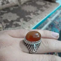 انگشتر عقیق یمنی کهنه