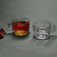 استکان و نعلبکی آرکوروک فرانسوی قدیمی