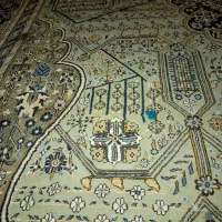 قالی سبزرنگ|فرش|کارون, |دیوار