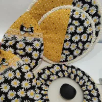 دوخت انواع سرویس آشپزخانه به صورت تک و عمده.|سفره، حوله، دستمال آشپزخانه|بروجرد, |دیوار