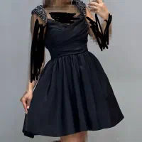 لباس عروسکی ساتن
