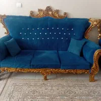 مبلمان ۷نفره باجلومبلی سالم فروش فوری