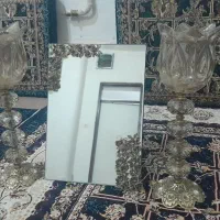 با  سلام ۲عدد شمعدانی پایه برنز اصل