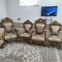 مبل سلطنتی|مبلمان خانگی و میز عسلی|قمرود, |دیوار