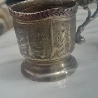 فنجان ترکیبی از مسو برنج ودیوار کوب