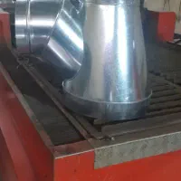 زانوسازی گرد۴۵ درجه کانال سازی اسپیرال|کولر آبی|شهریار, شهریار|دیوار