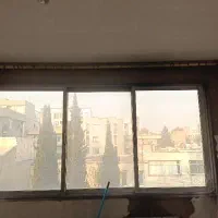 درب و پنجره آلومینیوم کاملا سالم و با شیشه و توری|مصالح و تجهیزات ساختمان|تهران, بنیهاشم|دیوار
