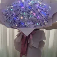 دسته گل پروانه چراغدار جاودان