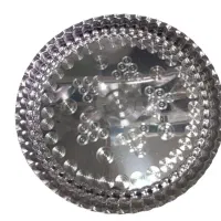 سینی فلزی لبه چین دار