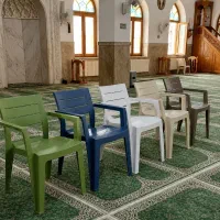 صندلی پلاستیکی دسته دار اطلس 192 هیئت مسجد