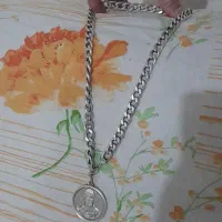 زنجیر و پلاک نقره