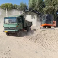 حمل نخاله وگودبرداری فروش خاک تمیز وماسه الغدیر