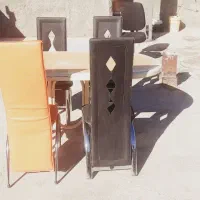 میز نهار خوری|میز و صندلی غذاخوری|لادیز, |دیوار