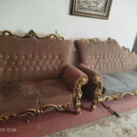 مبل ۷نفره کارکرده|مبلمان خانگی و میز عسلی|شاهین‌شهر, شهرک پردیس|دیوار