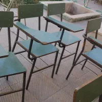 صندلی دانش آموزی دسته دار
