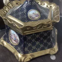 سرویس سورمه ای طلاکوب اصل