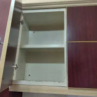 کابینت (ترکیب فلز وmdf) + سینک + هود سالم|آب‌چکان و نظم‌دهنده ظروف|تهران, مهران (سیدخندان)|دیوار